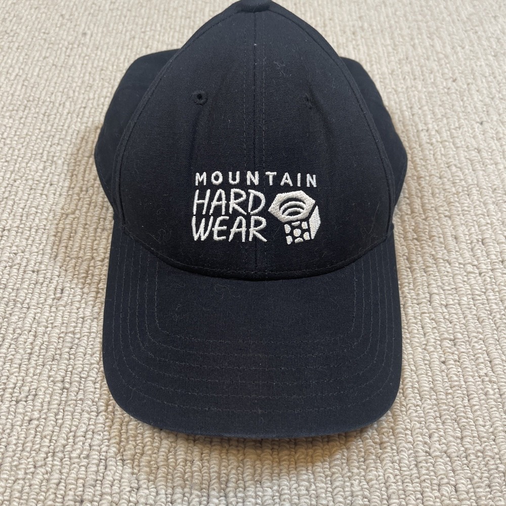 Mountain Hardwear MHW Logo Cap Snapback Hat Black